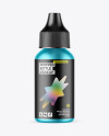 Matte Metallic Dropper Bottle Mockup