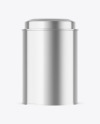 Metallic Tea Tin Can Mockup