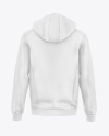 Softshell Zipped Hoodie Mockup - Back View