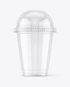 Clear Plastic Cup Mockup