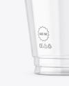 Clear Plastic Cup Mockup