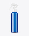 Blue Trigger Spray Bottle Mockup