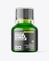 Green Syrup Bottle Mockup