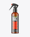 Amber Trigger Spray Bottle Mockup