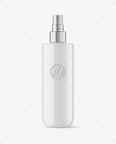 Matte Spray Bottle Mockup