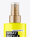 Glossy Spray Bottle Mockup Glossy Spray Bottle Mockup