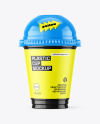 Glossy Plastic Cup Mockup