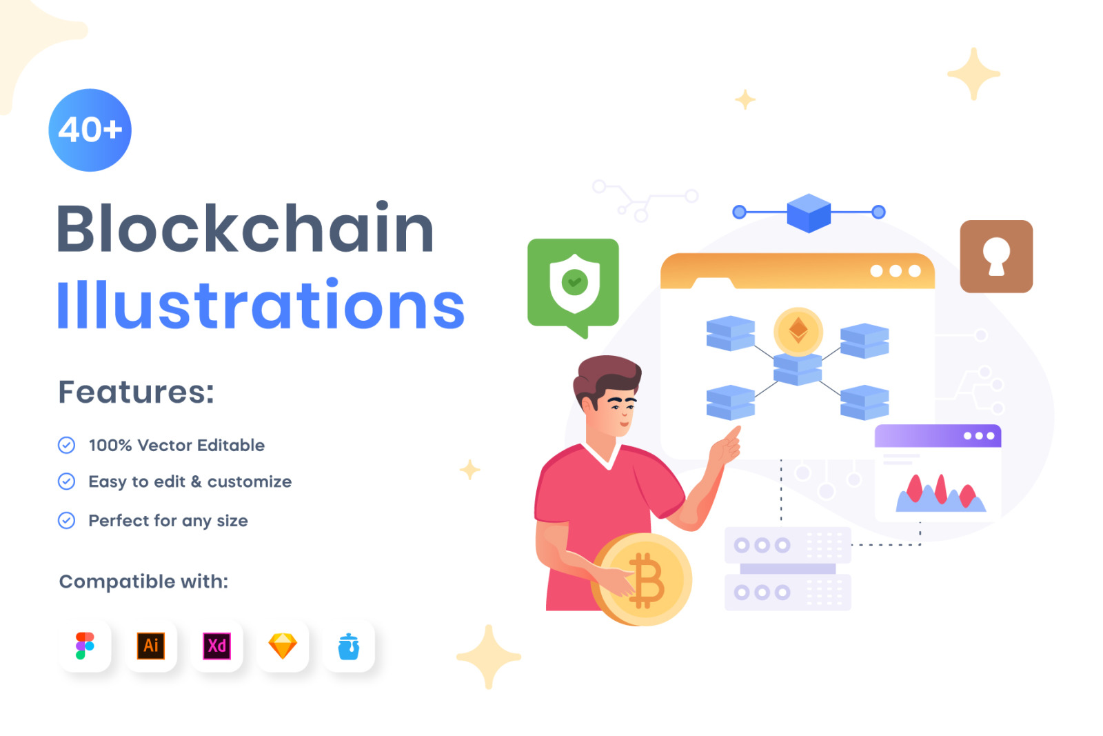 Blockchain Illustrations