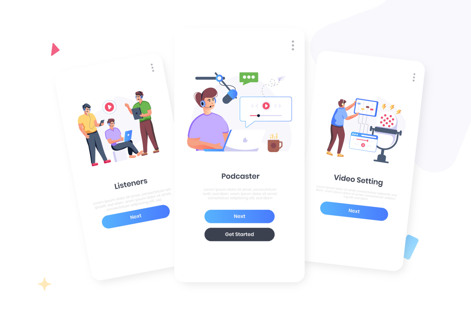 Podcast Illustrations Podcast Illustrations