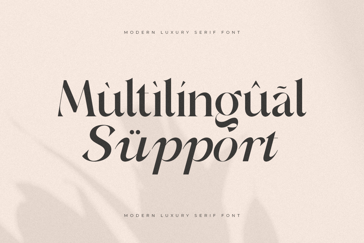 Barbeque - Modern Luxury Serif Font Barbeque - Modern Luxury Serif Font