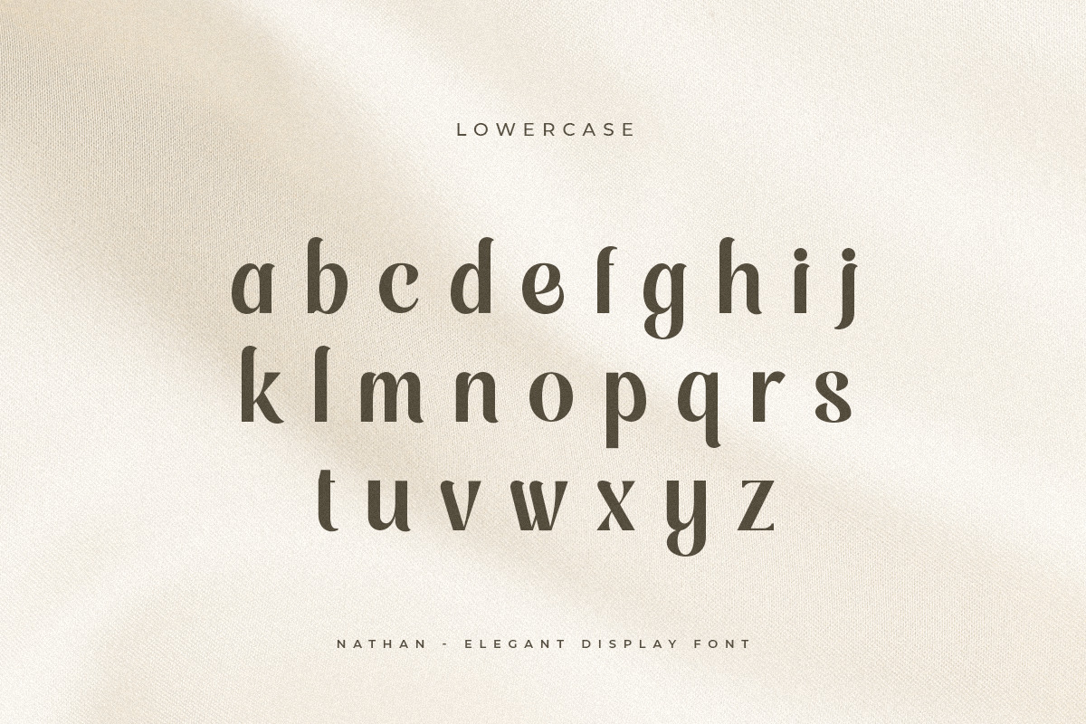 Nathan - Elegant Display Font Nathan - Elegant Display Font