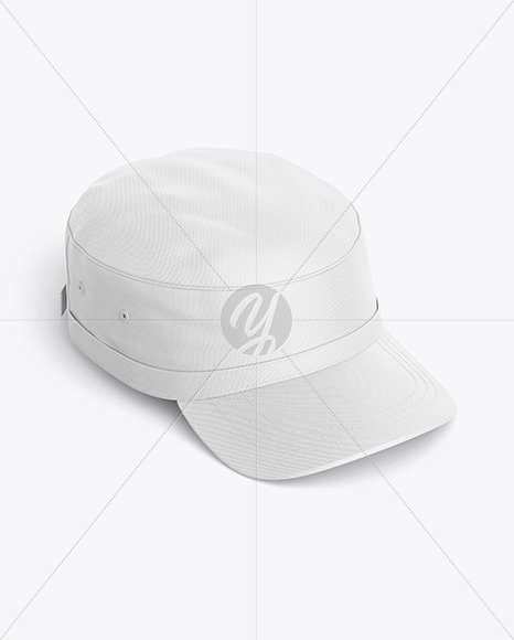 Field Cap Mockup - Half Side View