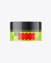 Glossy Cosmetic Jar Mockup