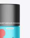 Matte Metallic Cosmetic Jar Mockup