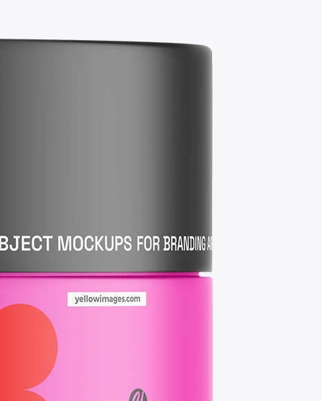 Matte Cosmetic Jar Mockup