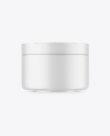 Matte Cosmetic Jar Mockup