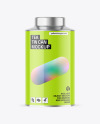 Glossy Tea Tin Can Mockup