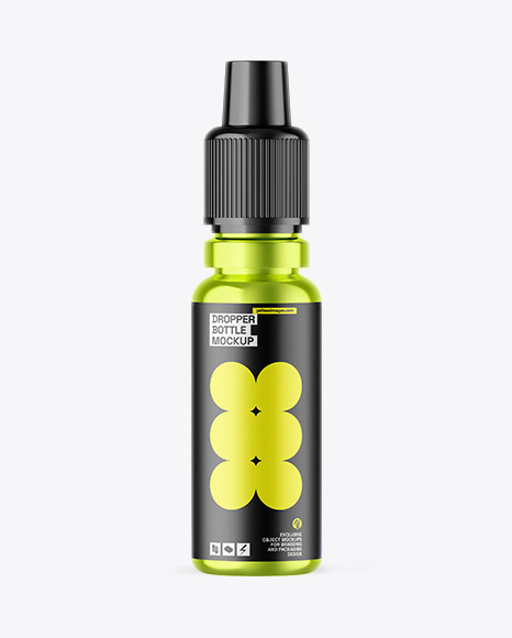 Metallic Dropper Bottle Mockup - Metallic+Dropper+Bottle+Mockup
