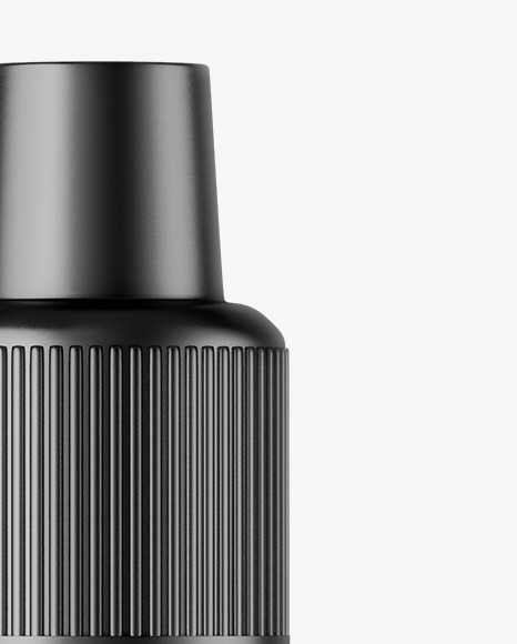 Matte Metallic Dropper Bottle Mockup