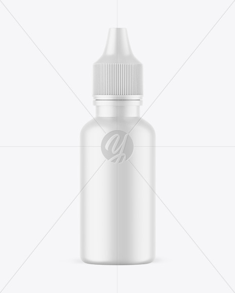 Matte Dropper Bottle Mockup