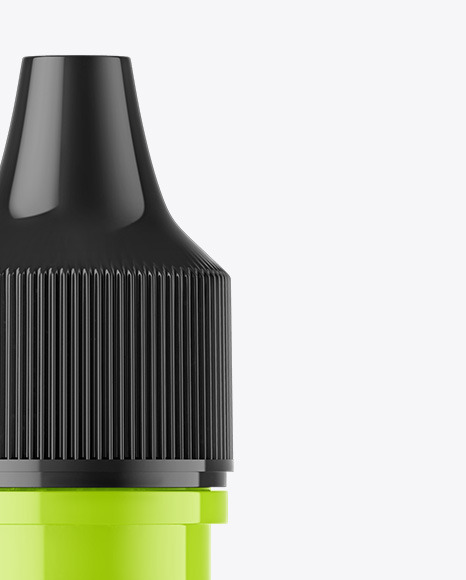 Glossy Dropper Bottle Mockup