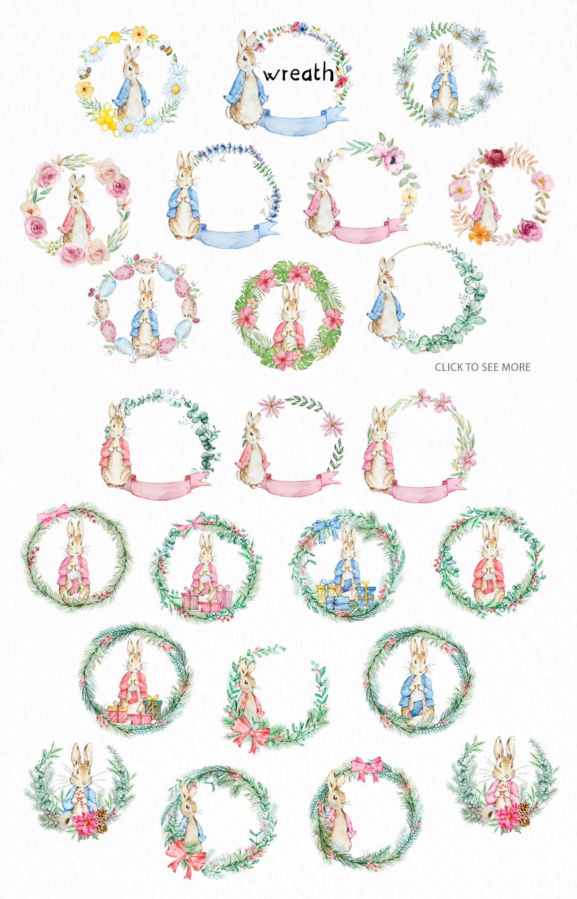 Watercolor Peter Rabbit Clipart Watercolor Peter Rabbit Clipart