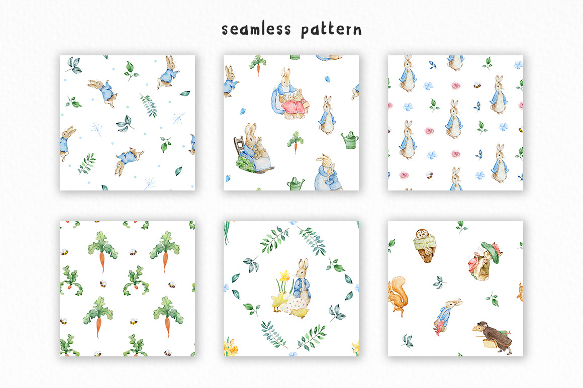Watercolor Peter Rabbit Clipart Watercolor Peter Rabbit Clipart