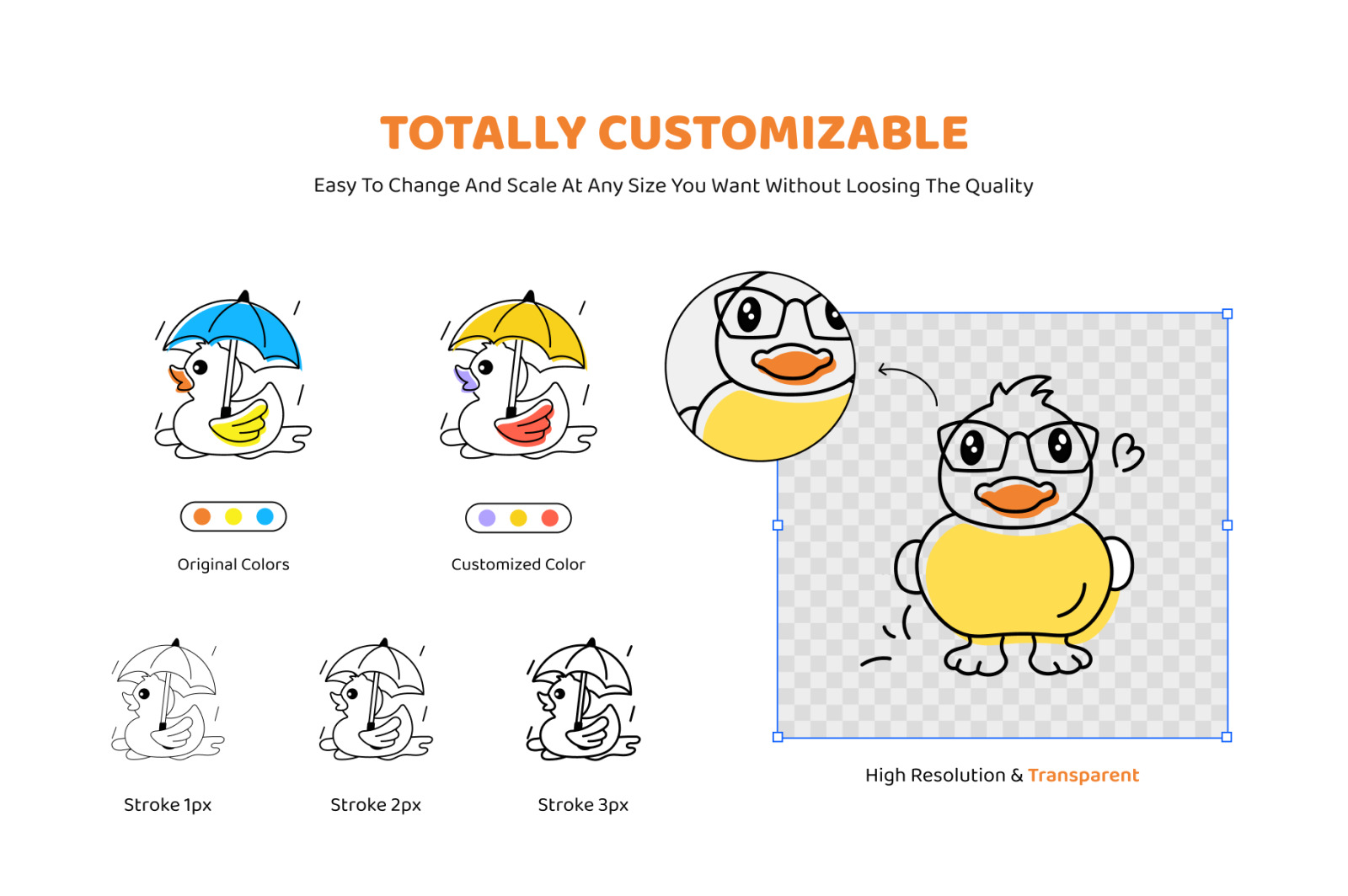 Duck Doodles Set Duck Doodles Set