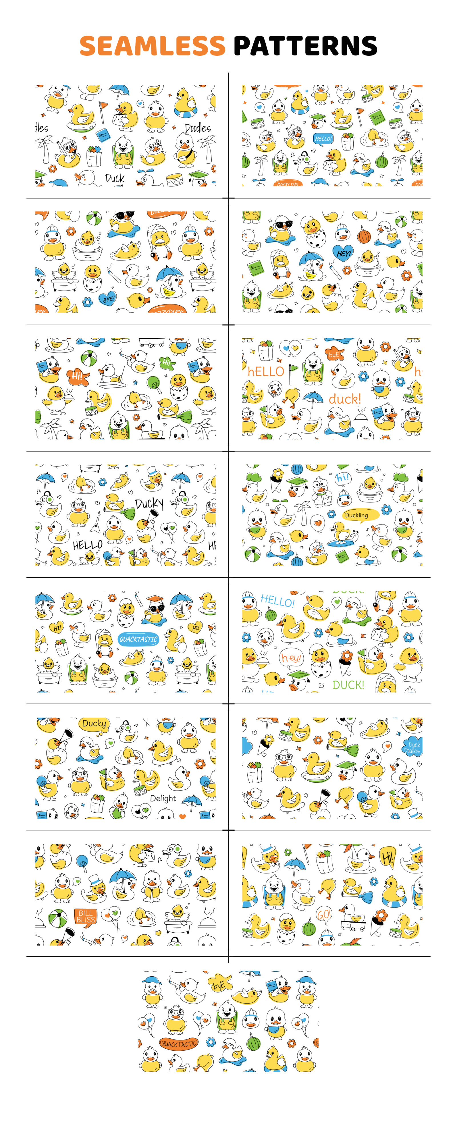 Duck Doodles Set