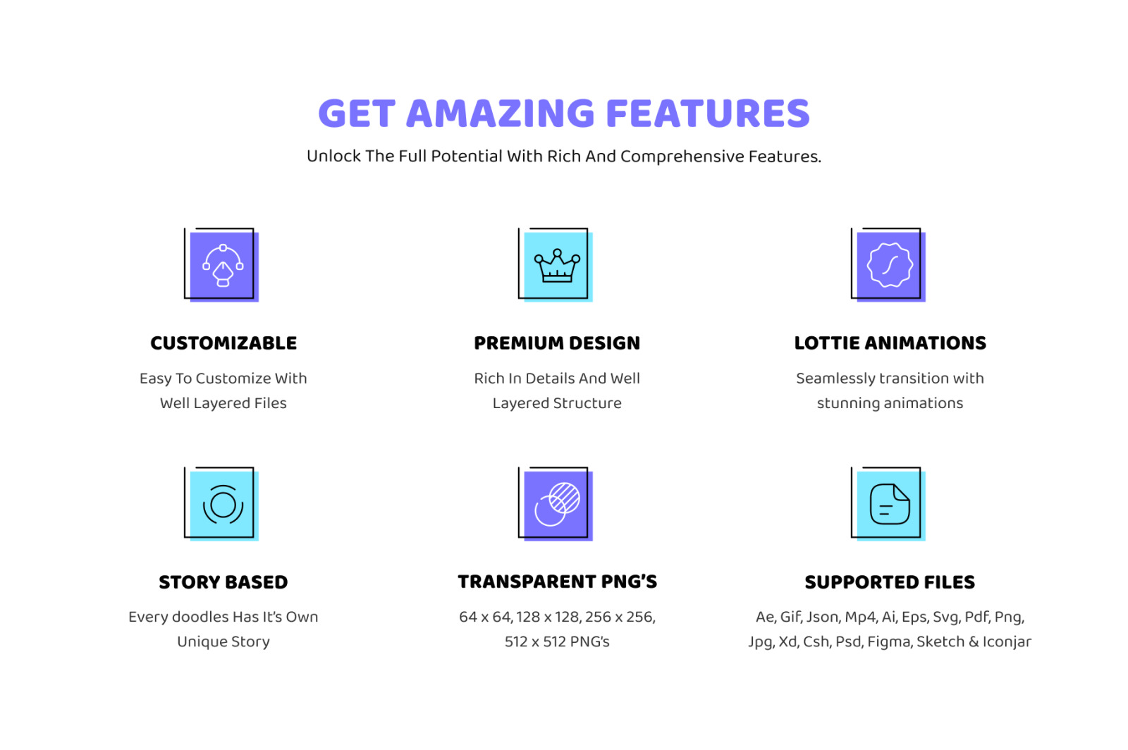 Animated Supply Chain Icons