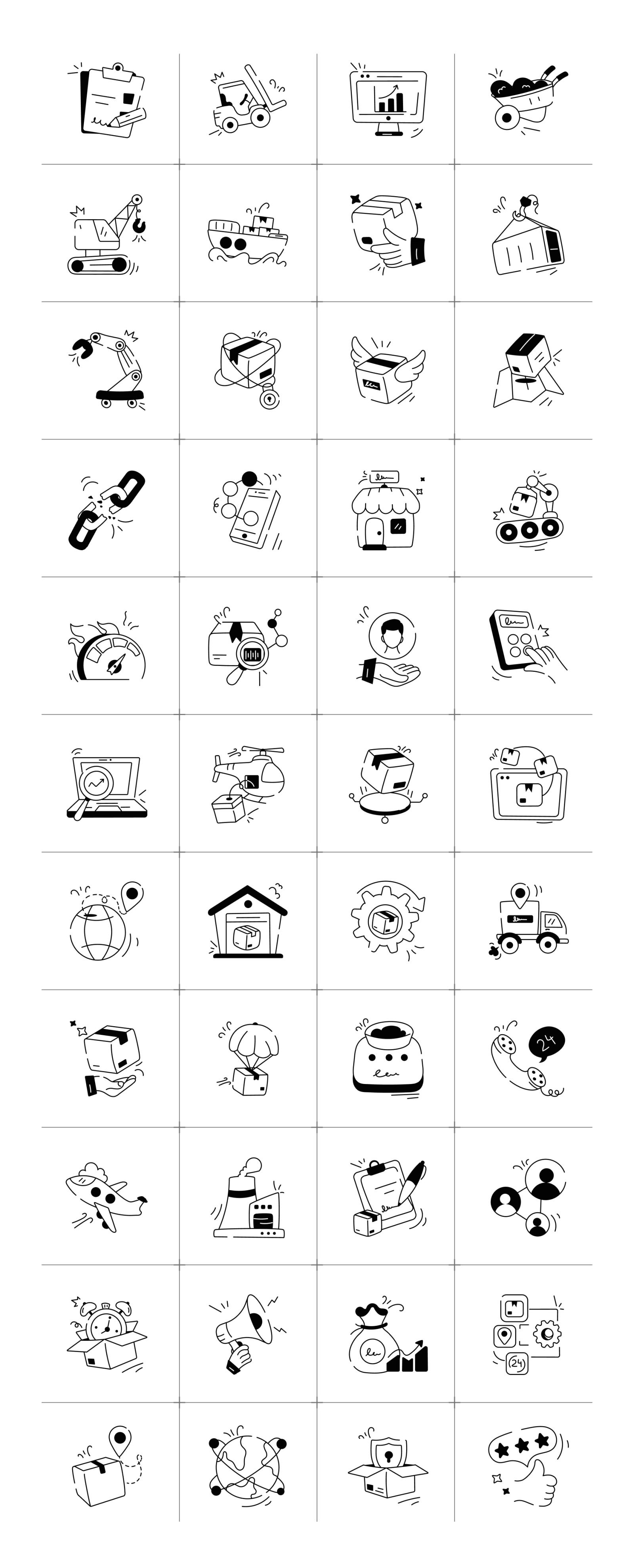 Animated Supply Chain Icons Animated Supply Chain Icons