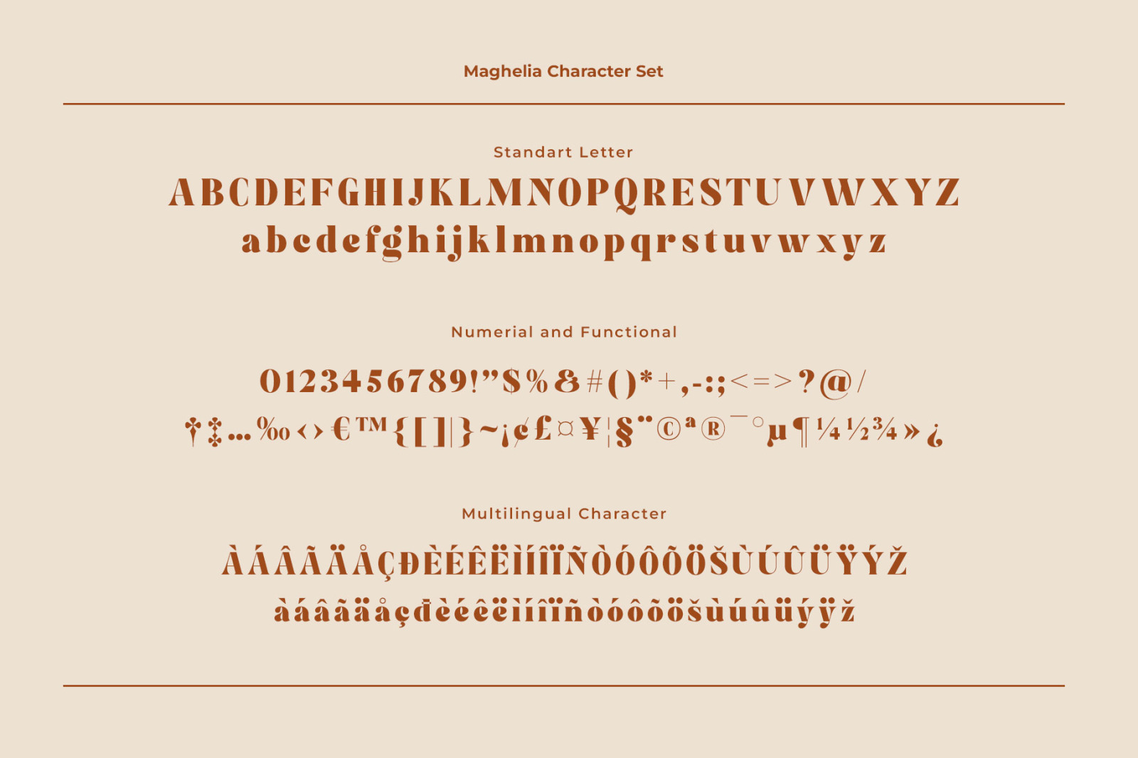 Maghelia Modern Serif Font Maghelia Modern Serif Font