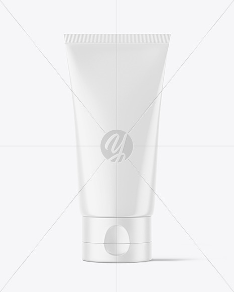 Matte Cosmetic Tube w/ Flip Top Cap Mockup