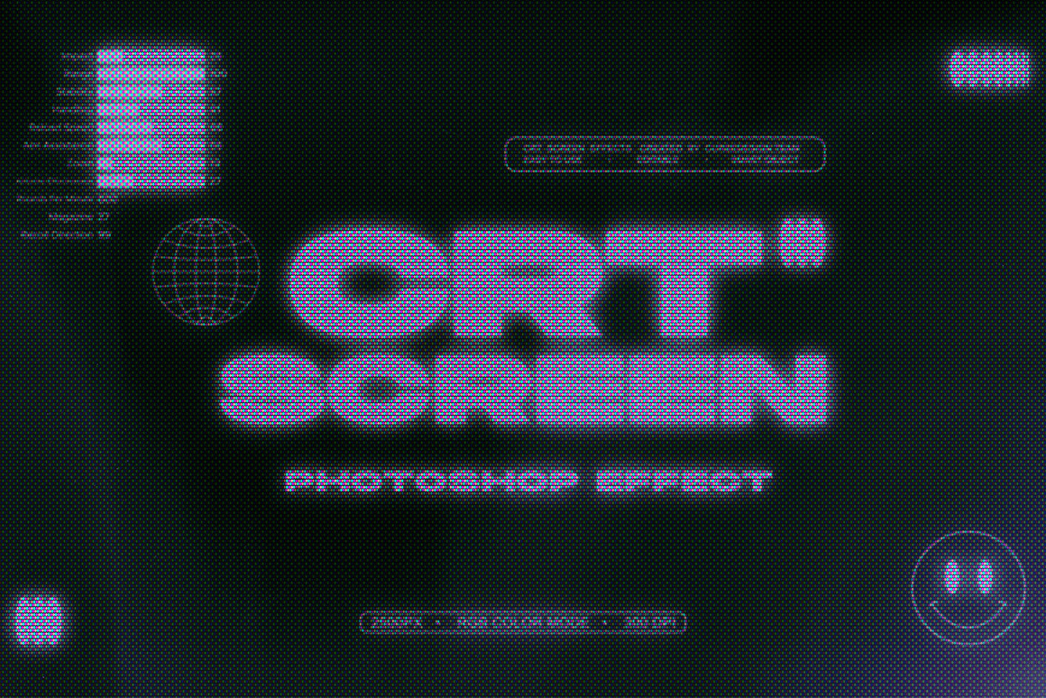 CRT Screen l Monitor Text Effects