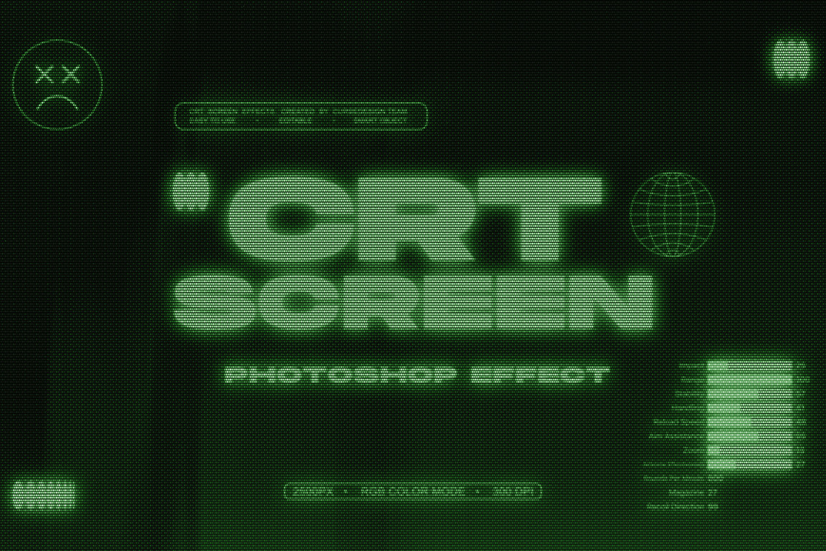 CRT Screen l Monitor Text Effects CRT Screen l Monitor Text Effects