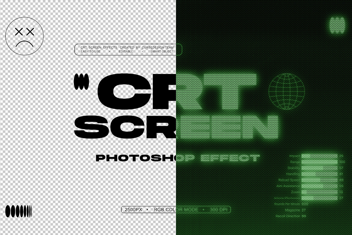 CRT Screen l Monitor Text Effects CRT Screen l Monitor Text Effects