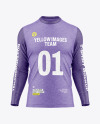 Men’s Heather Long Sleeve T-Shirt Mockup - Front View