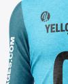 Men’s Heather Long Sleeve T-Shirt Mockup - Front View