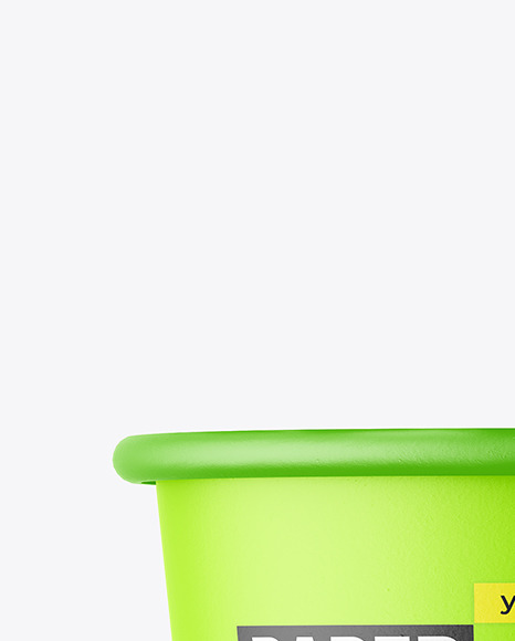 Paper Cup w/ French Fries Mockup