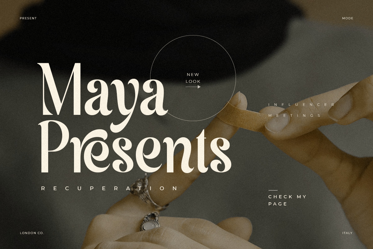 Hollywings - Modern Vintage Display Font Hollywings - Modern Vintage Display Font