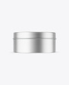 Matte Metallic Cosmetic Jar Mockup