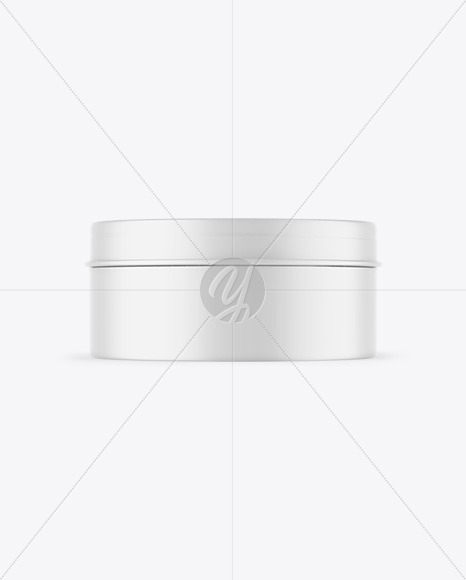 Matte Cosmetic Jar Mockup