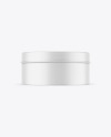 Matte Cosmetic Jar Mockup