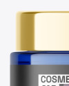 Blue Glass Cosmetic Jar Mockup