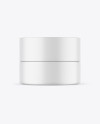 Matte Cosmetic Jar Mockup