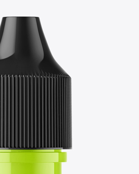 Glossy Dropper Bottle Mockup