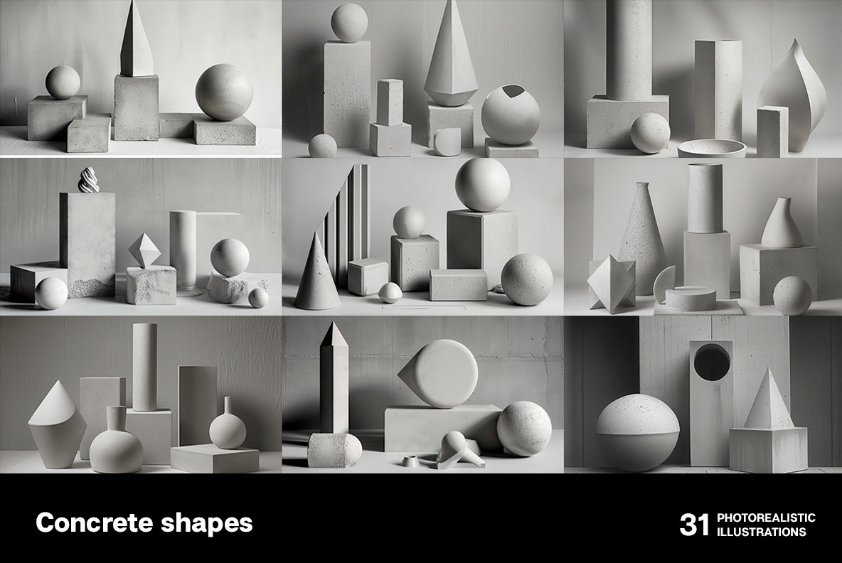 Concrete shapes Concrete shapes