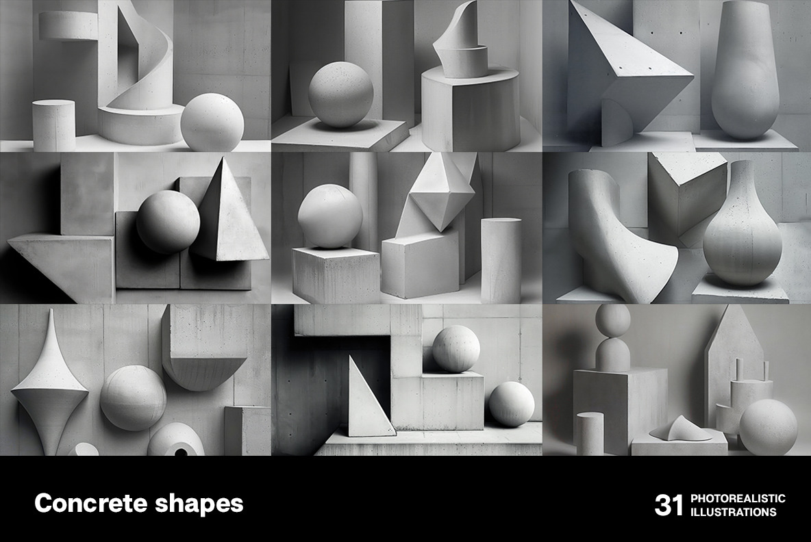Concrete shapes Concrete shapes