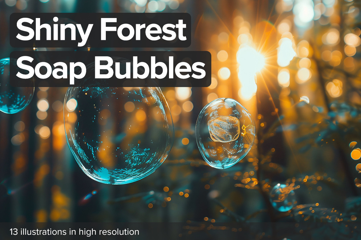 Shiny Forest Soap Bubbles