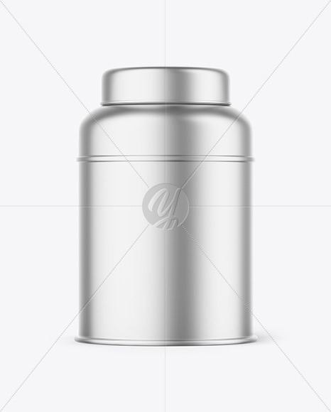 Metallic Tin Can Mockup